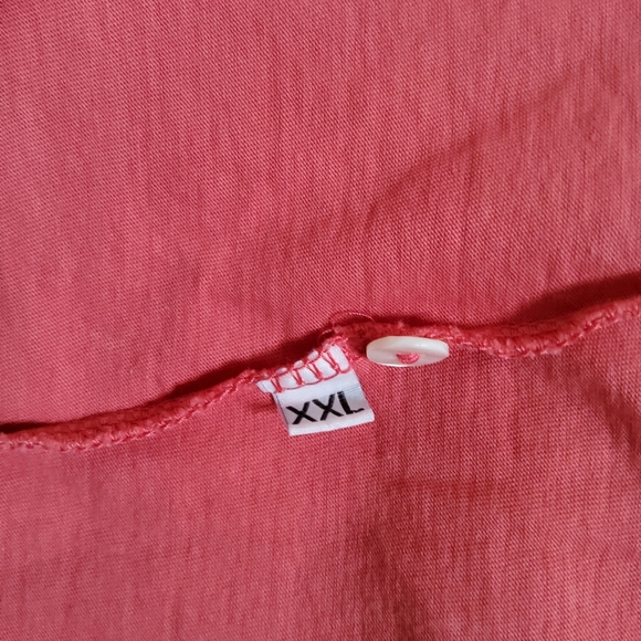 Save Khaki Polo Knit Shirt XL Peach New - Picture 5 of 5